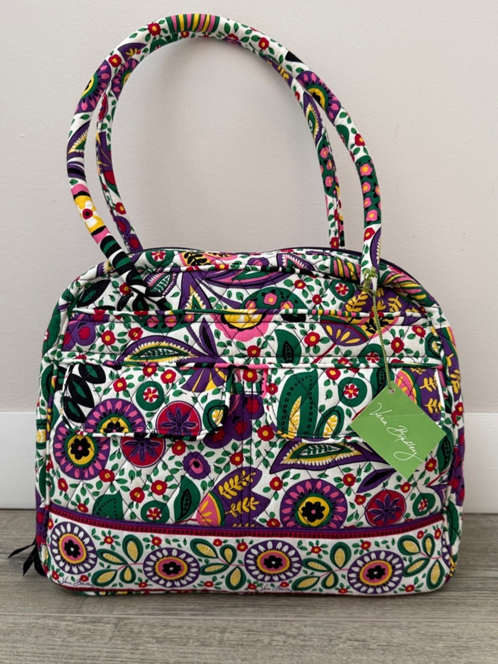 Vera Bradley Retired NWT *Viva La Vera* Bowler Bag